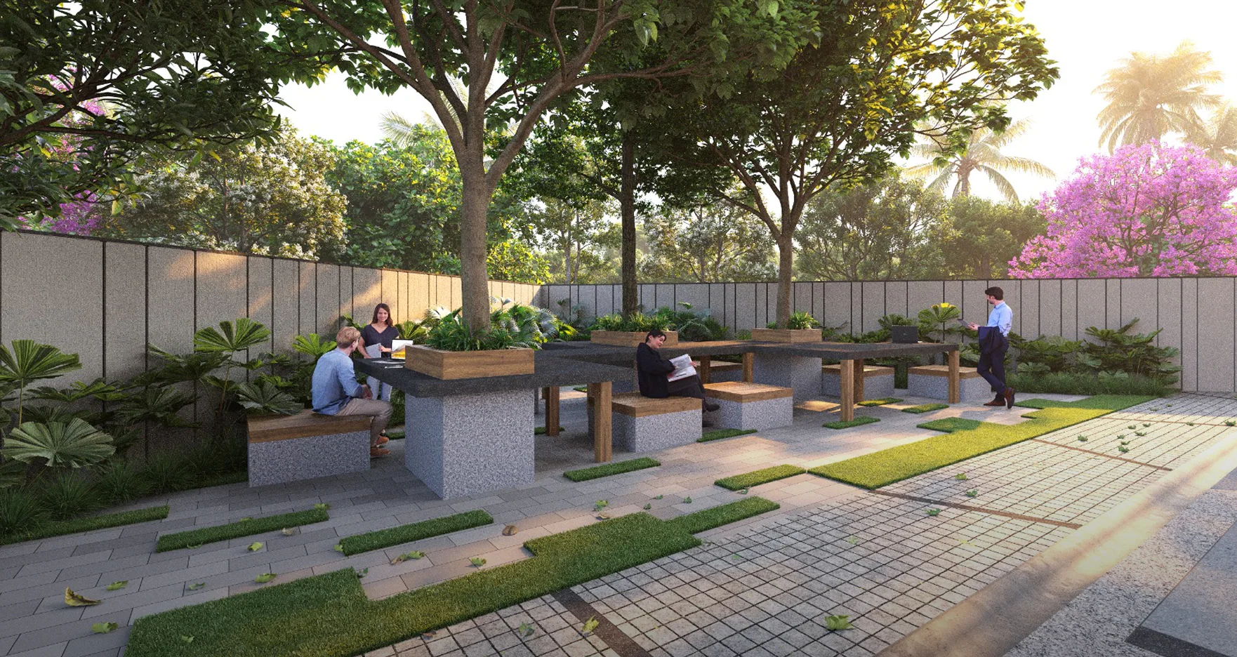 Outdoor Co-working Space at Namo Origin